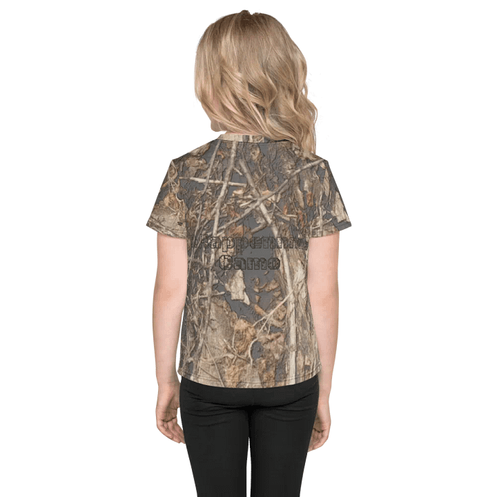 Kids Crew Neck T-Shirt - Dead Split - It Happennnns Camo product image (2)