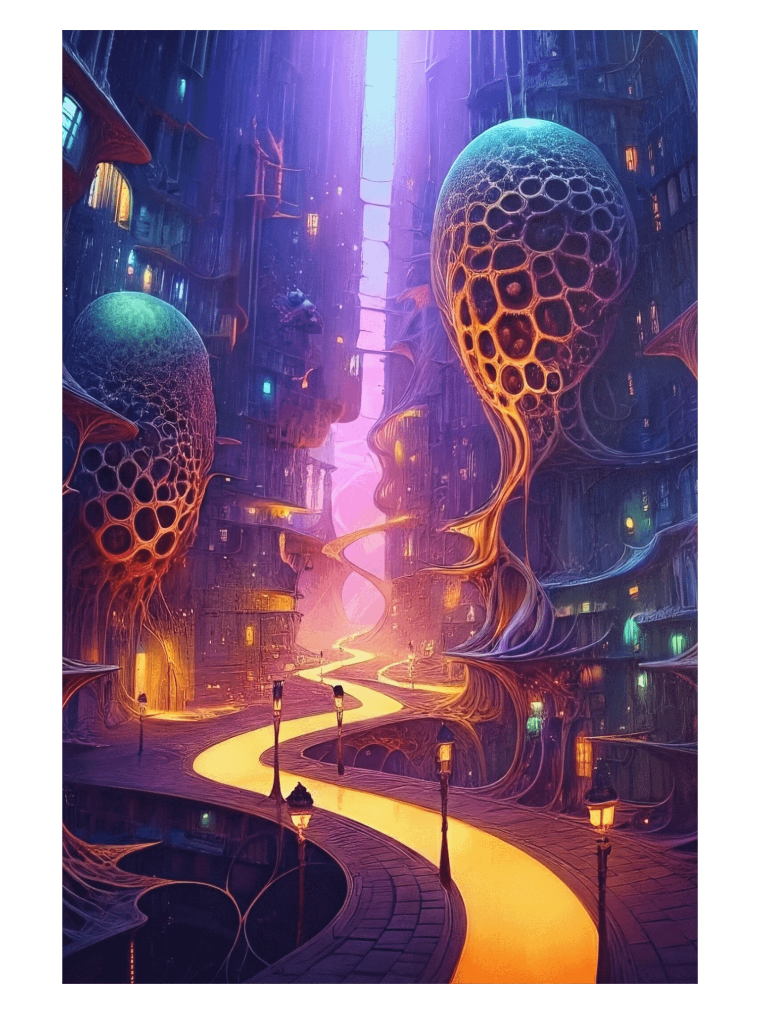 City of Lights Enhanced Matte Paper Poster product image (1)