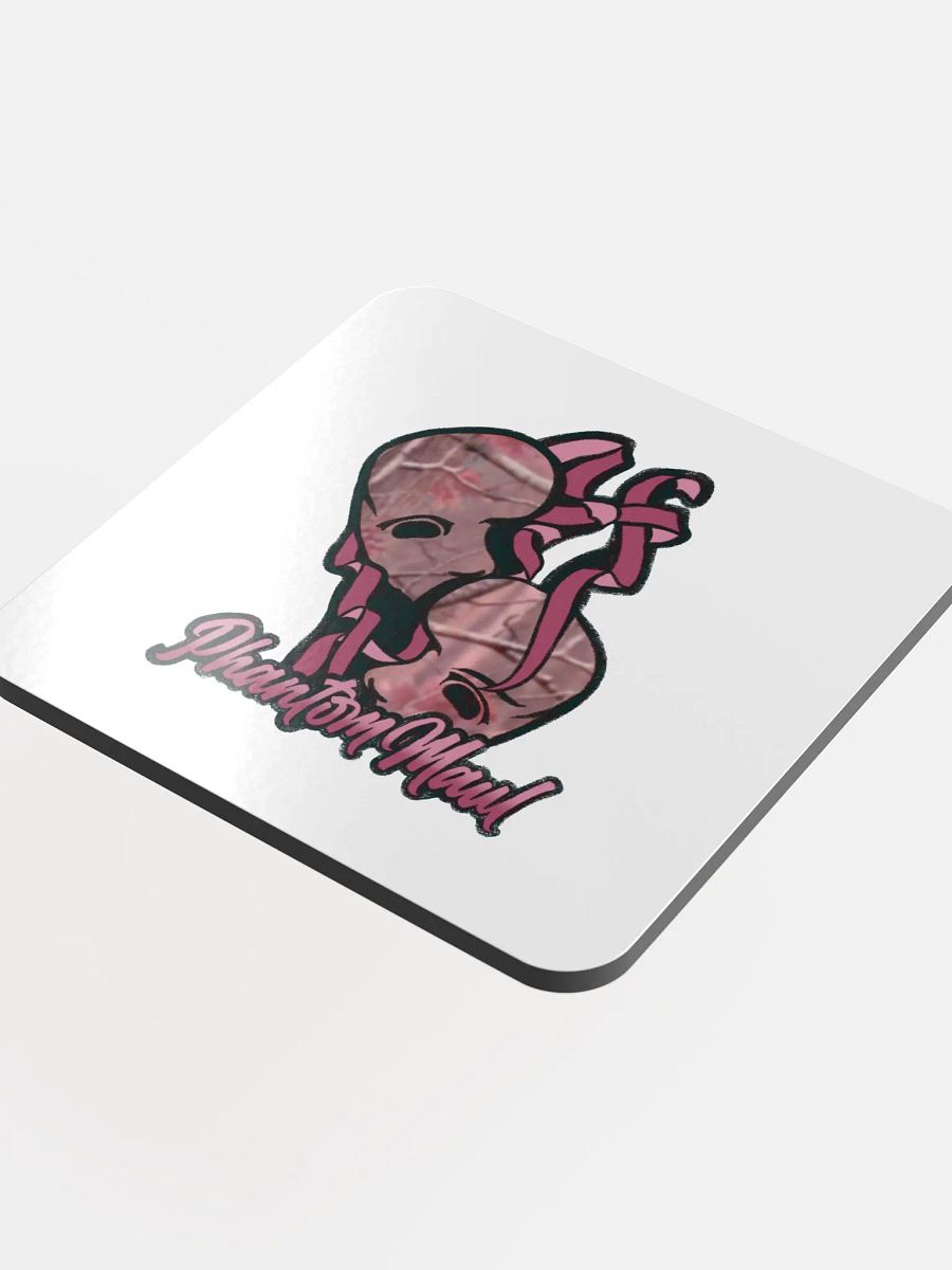 Pink Woodland Camo Logo Coaster product image (4)