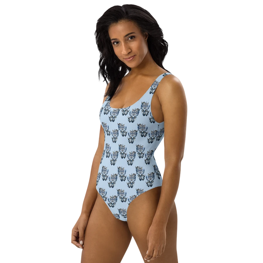 Vixen, Stag, and Bulls In Blue one-piece women's swimsuit product image (30)