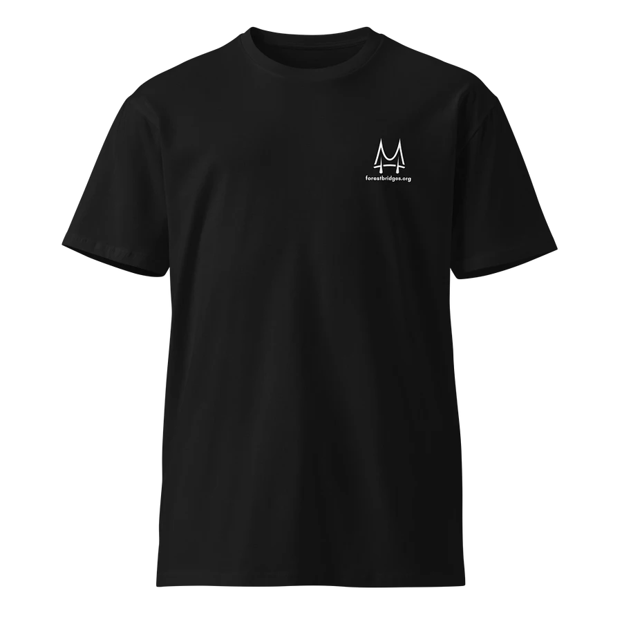 Forest Bridges Dark Colors T-shirts with Grayscale Logo & Emblem product image (1)