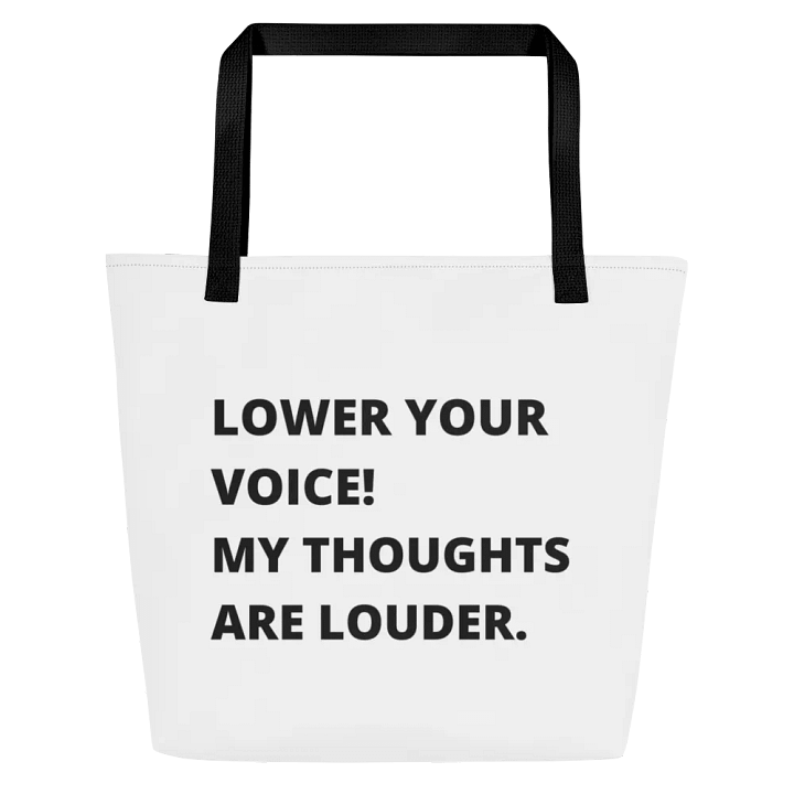 Loud Thoughts All-Over Tote Bag product image (1)