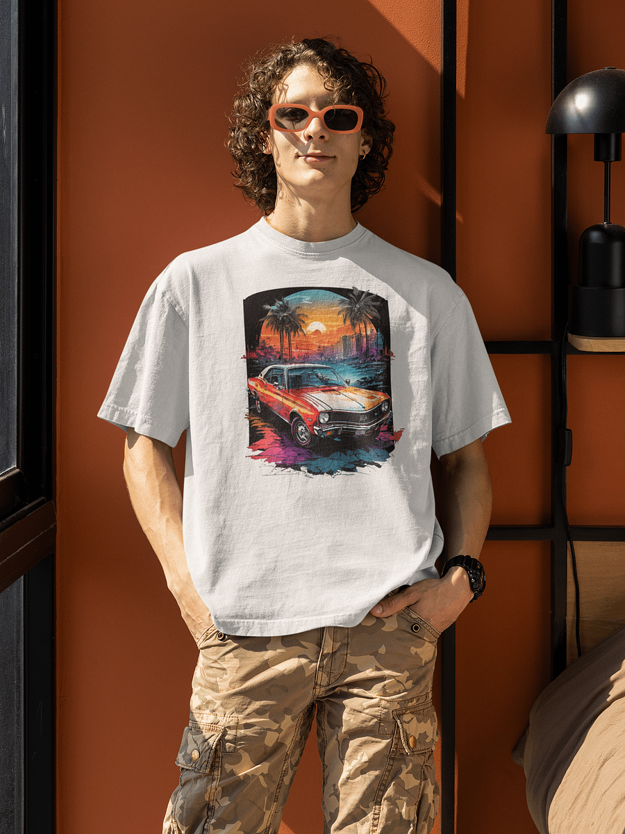 Cruisin' Sunset Oversized T-Shirt product image (20)