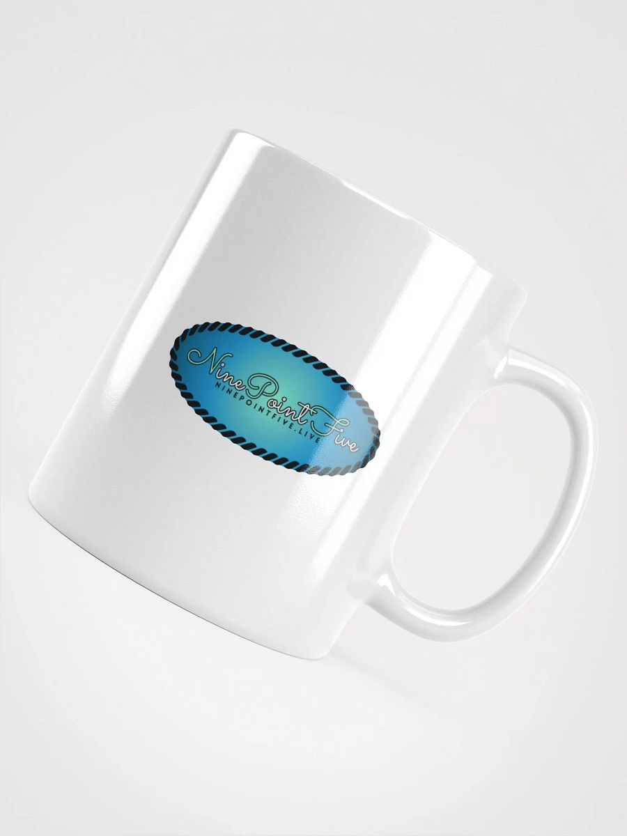 White NinePointFive Teal Wordmark Logo Mug product image (3)