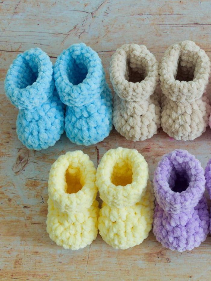 Crochet Pattern: Quick and Easy Baby Booties product image (5)