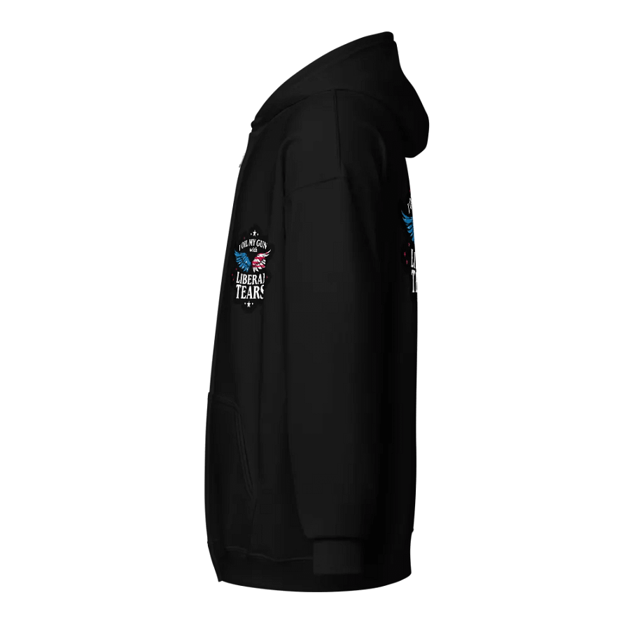 Zip Hoodie: Liberal Tears Gun Oil product image (3)