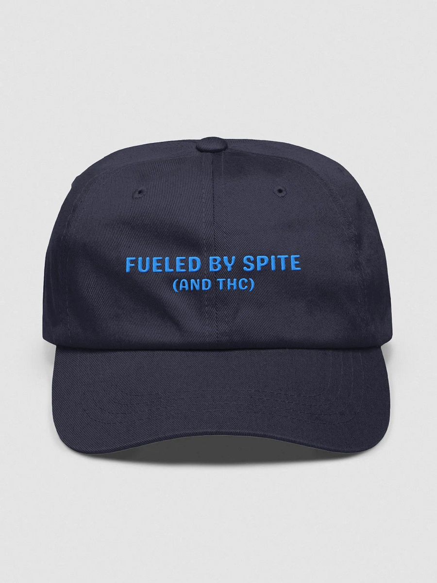 FUELED BY SPITE (aqua thread) embroidered classic dad hat product image (17)
