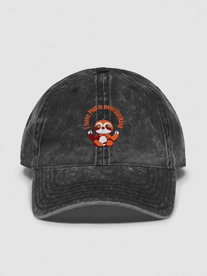 Zen Sloth Vintage Dad Hat product image (3)
