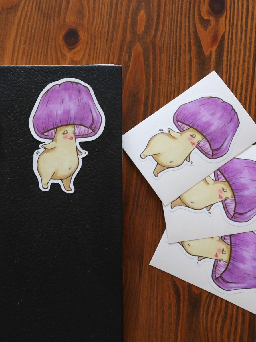 DANCE MUSH VIOLET STICKER product image (3)