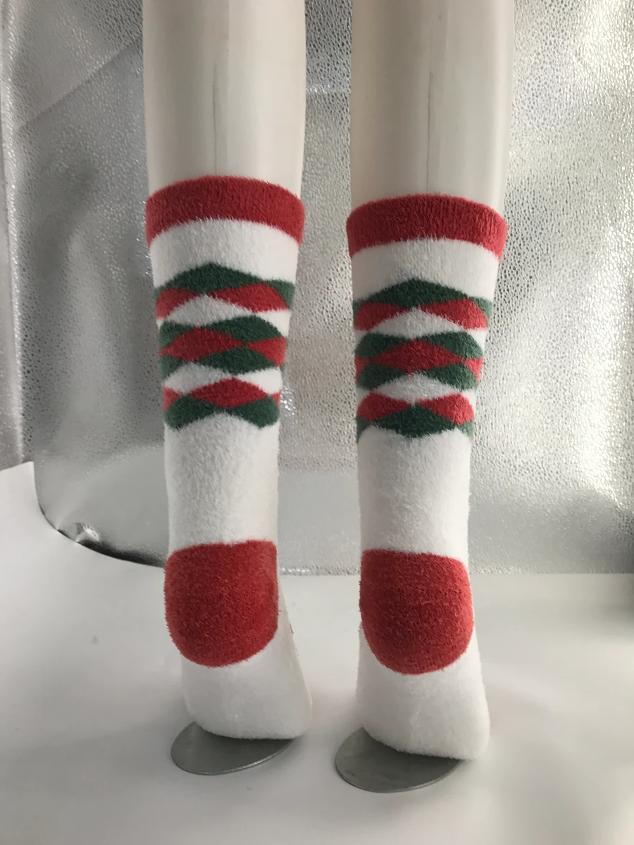 Fuzzy Holiday Goat Socks product image (3)