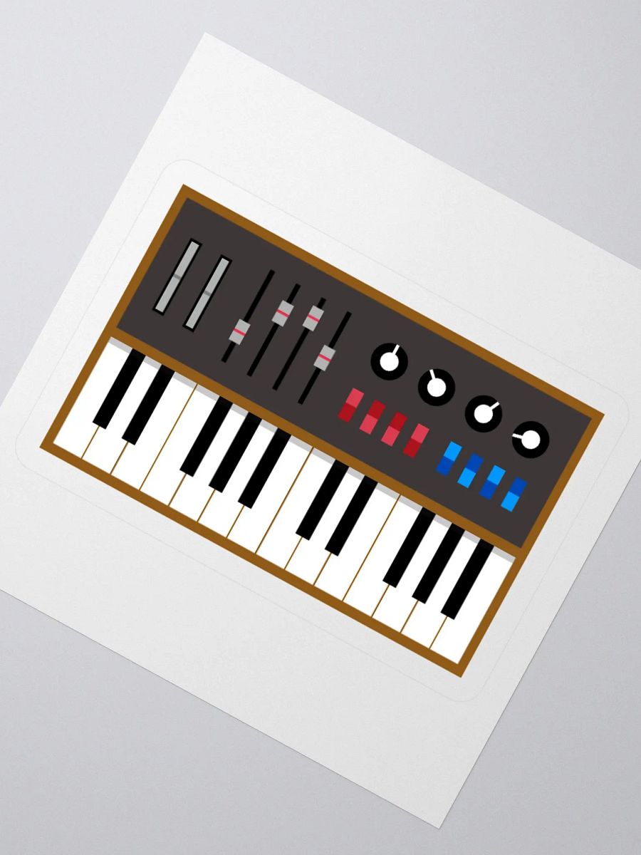 Vintage Analog Synth Sticker product image (4)