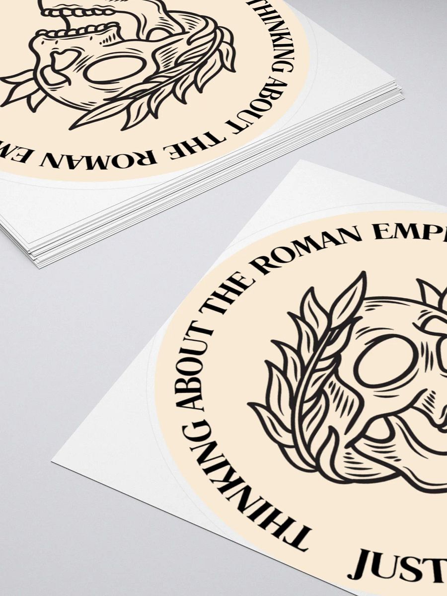 BEIGE STICKER: THINKING ABOUT THE ROMAN EMPIRE product image (4)