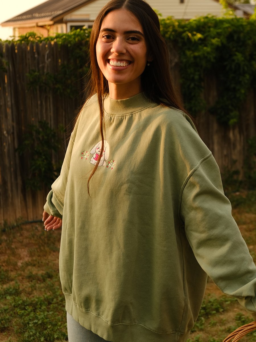Reading Bunny Sweatshirt product image (9)