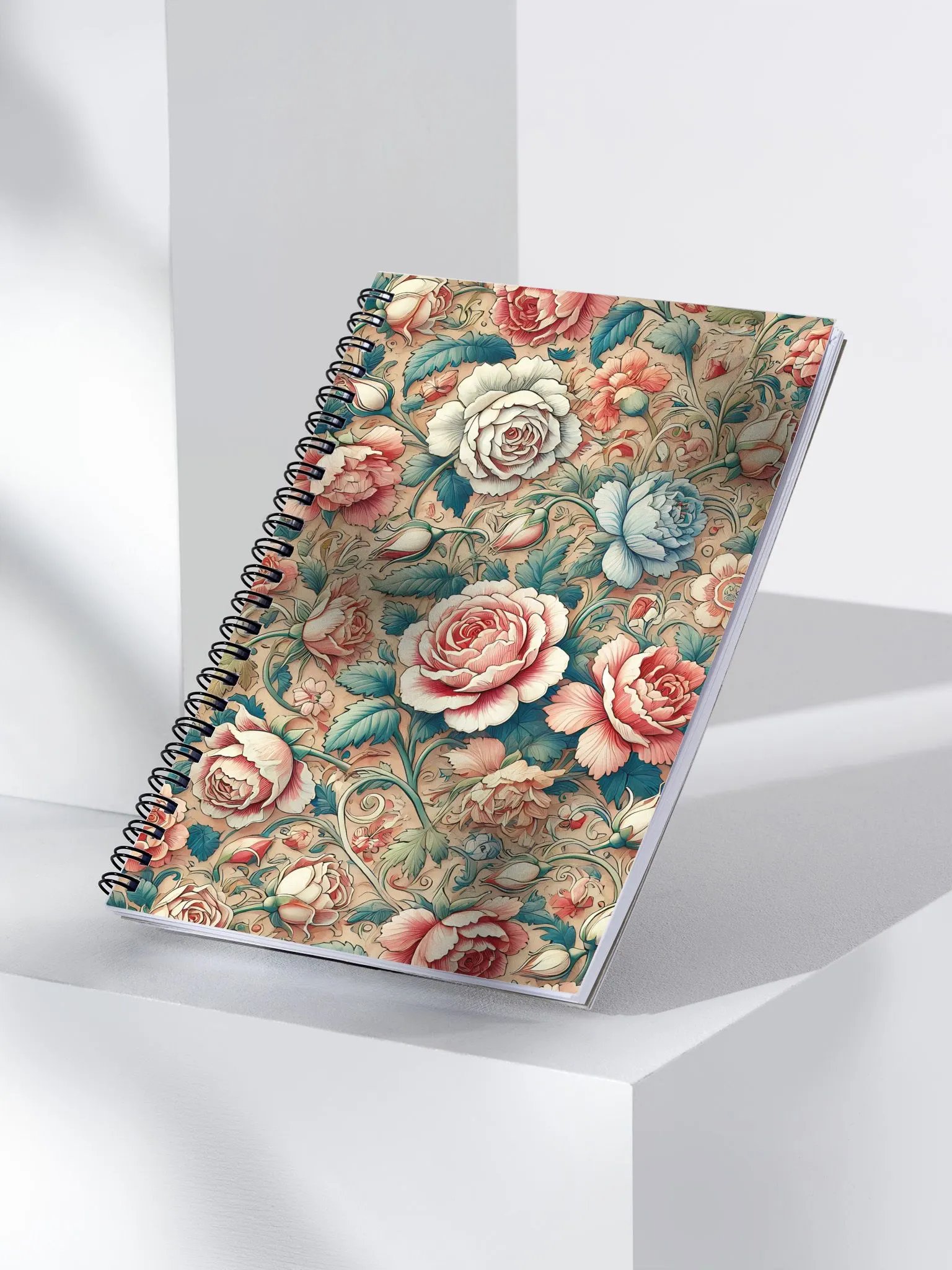 Royal Floral Spiral Notebook product image (3)
