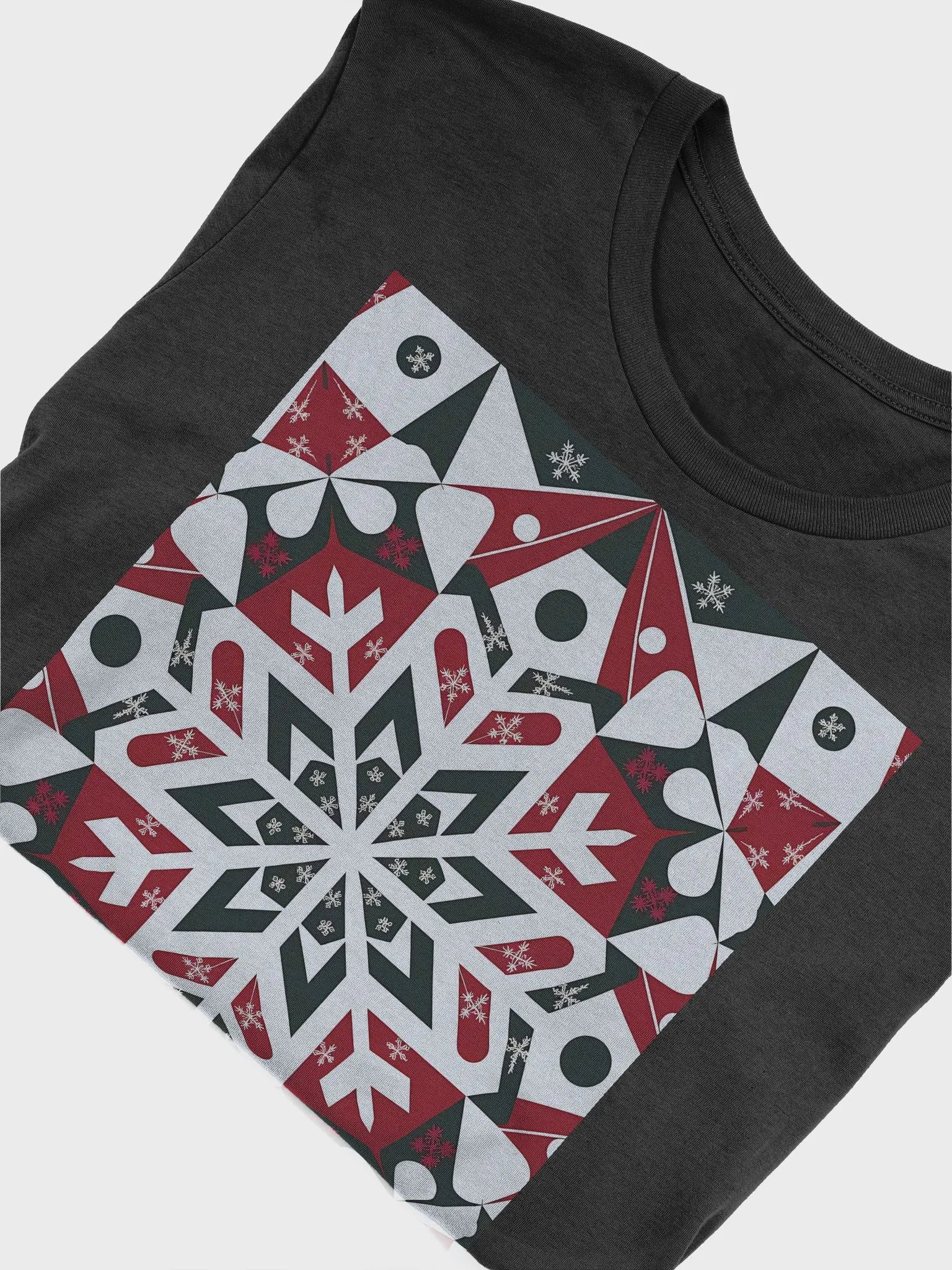 Geometric Snowflake Symmetry T-Shirt product image (5)