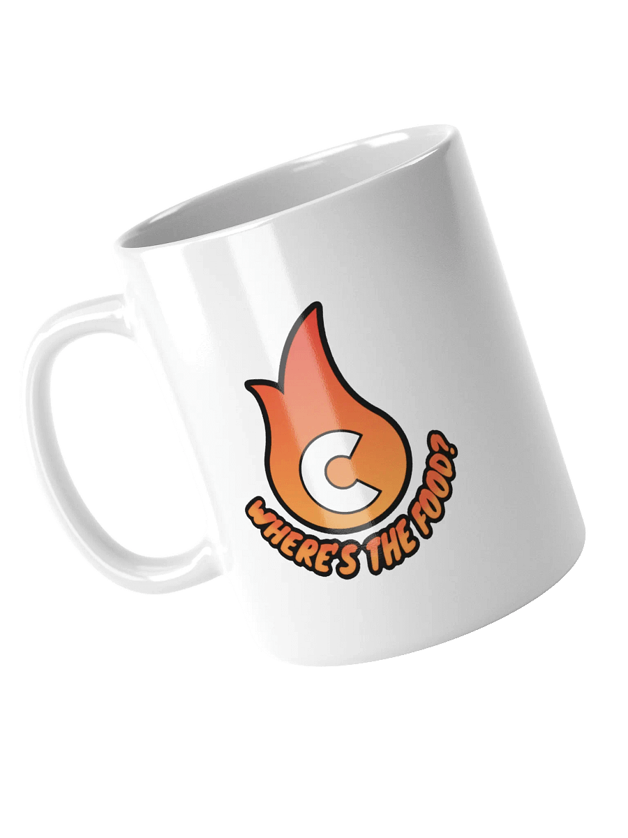 Where's The Food White Glossy Mug product image (3)