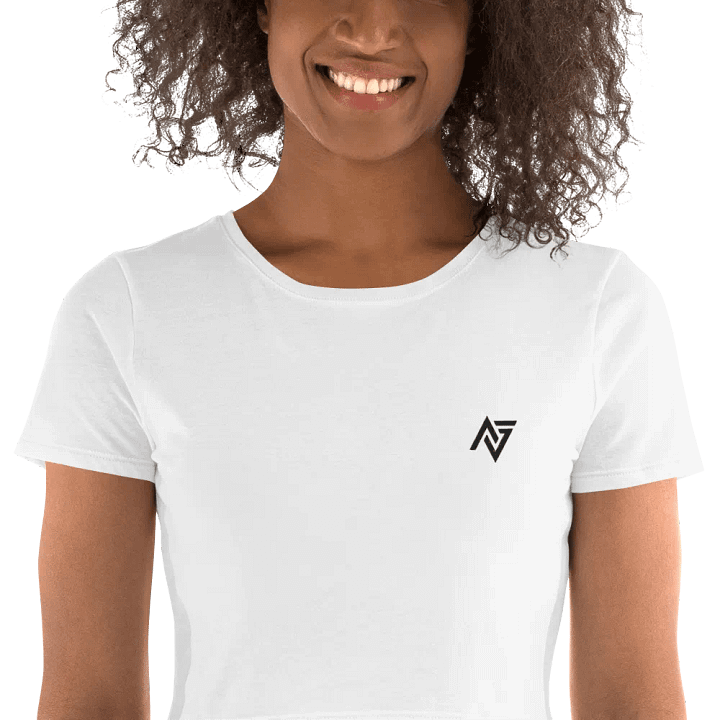 PerfectlyAVG CROP TEE - WHITE product image (2)