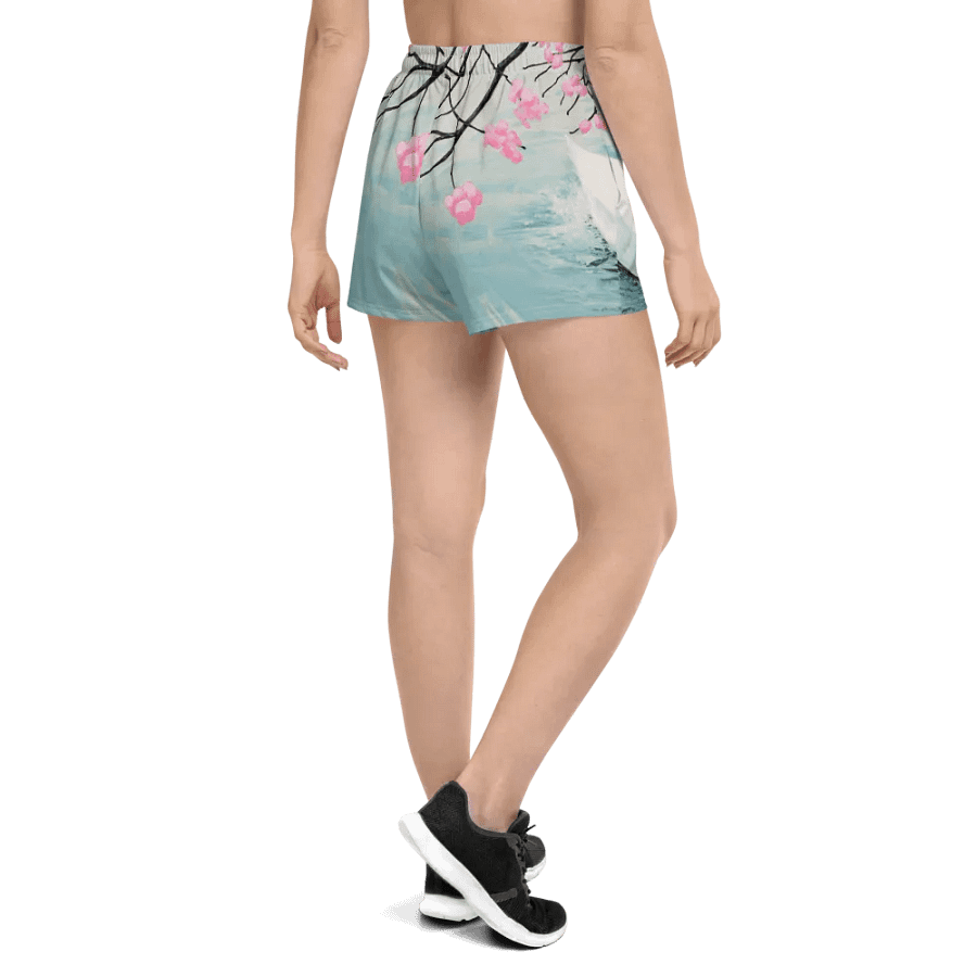 Serene Swan Athletic Shorts product image (4)