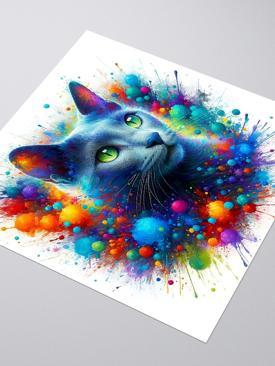 Kiss Cut Stickers: Russian Blue 3 product image (3)