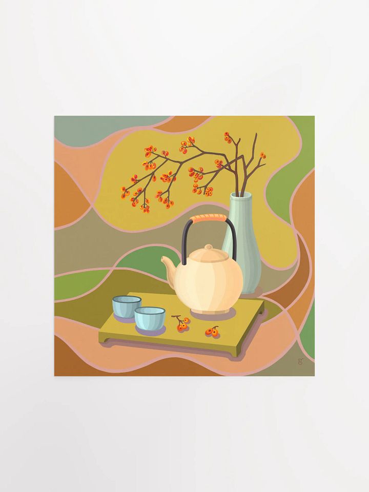 Tranquil Tea Time Poster - Coffee Shop No. 9 product image (1)