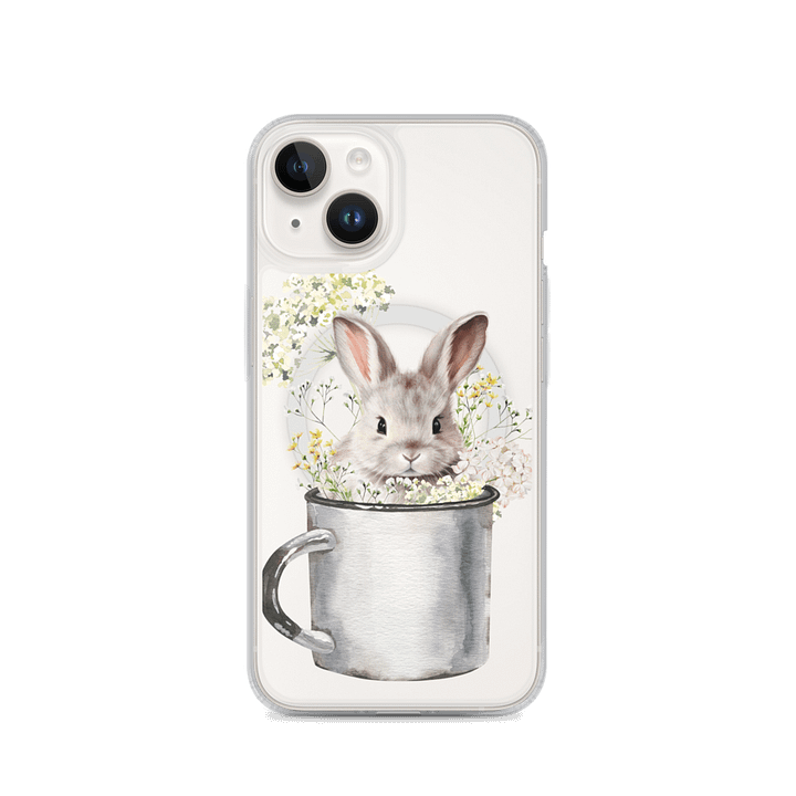Bunny in a Mug iPhone® MagSafe® Case product image (1)