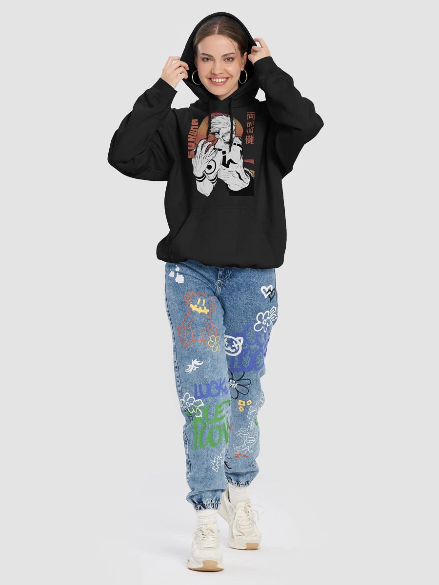 Jujutsu Kaisen Ryomen Sukuna Menacing Pose Sweatshirt – Gildan Midweight product image (5)