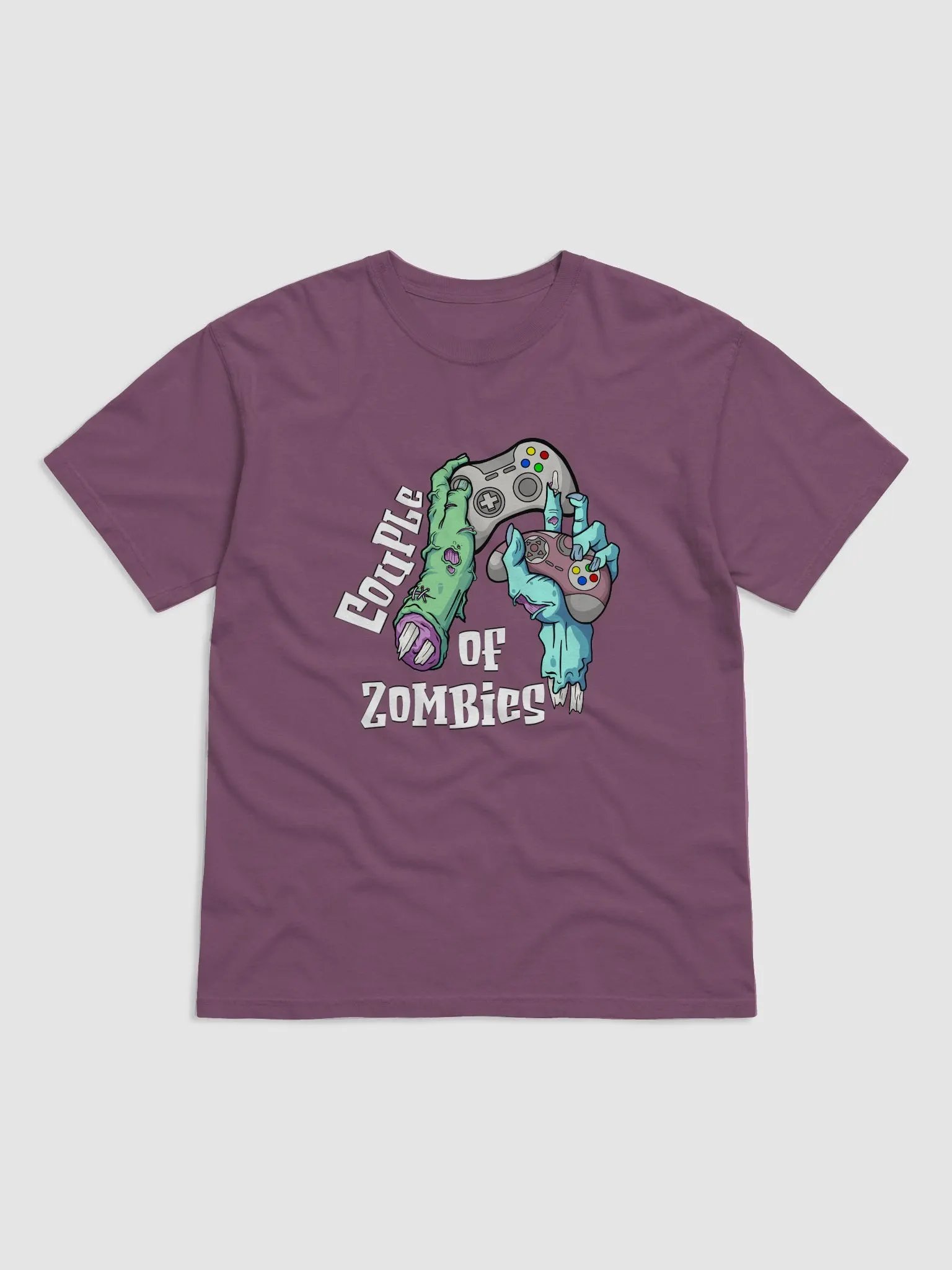 Couple of Zombies T-shirt - Berry product image (1)