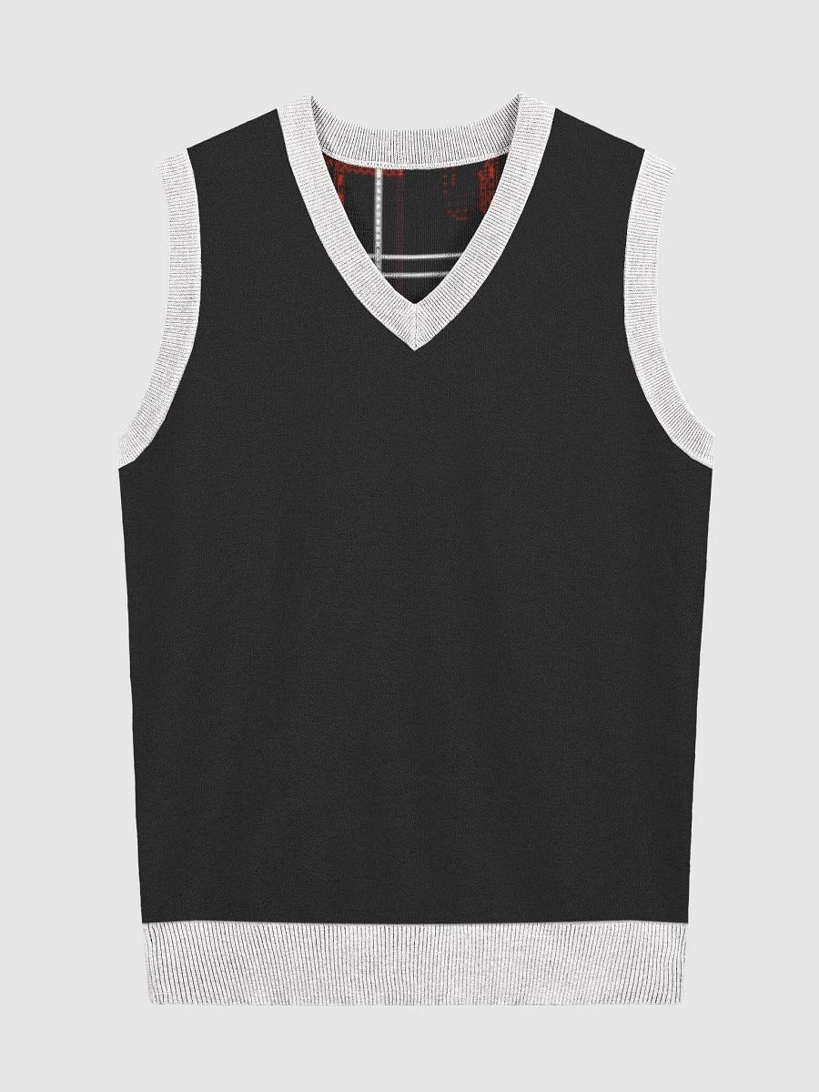 Knitted V -neck vest product image (5)