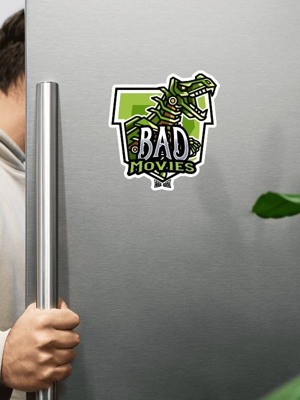 Modern Bad Movies Mech Logo Die-Cut Magnets product image (1)