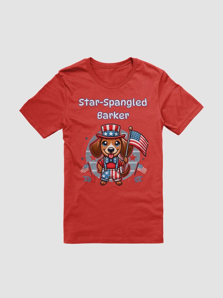 Star-Spangled Barker: Patriotic Pup T-Shirt product image (1)