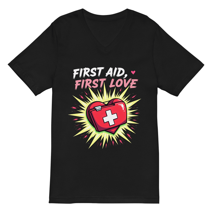 Love First Aid Heart Kit V-Neck Tee product image (2)