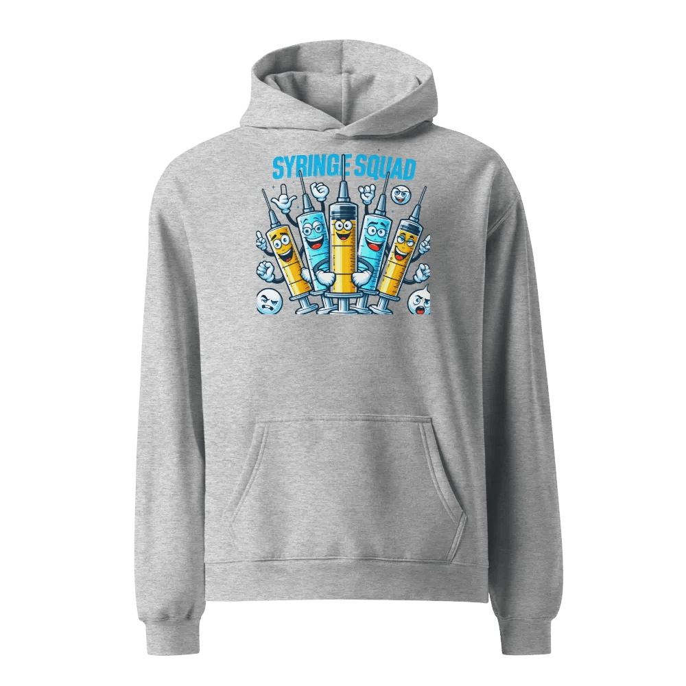Syringe Squad Cartoon Oversized Hoodie product image (3)