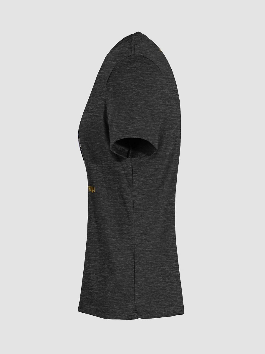 Destination Bigfoot Bronco Bigfoot Logo Bella+Canvas Women's Relaxed V-Neck T-Shirt (Dark Heather Grey) product image (10)