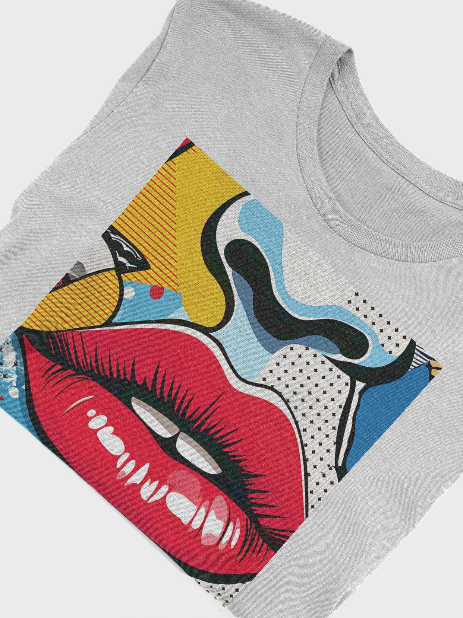 Pop Art Lips T-Shirt – Bold Retro Graphic Design, Colorful Statement Tee product image (5)