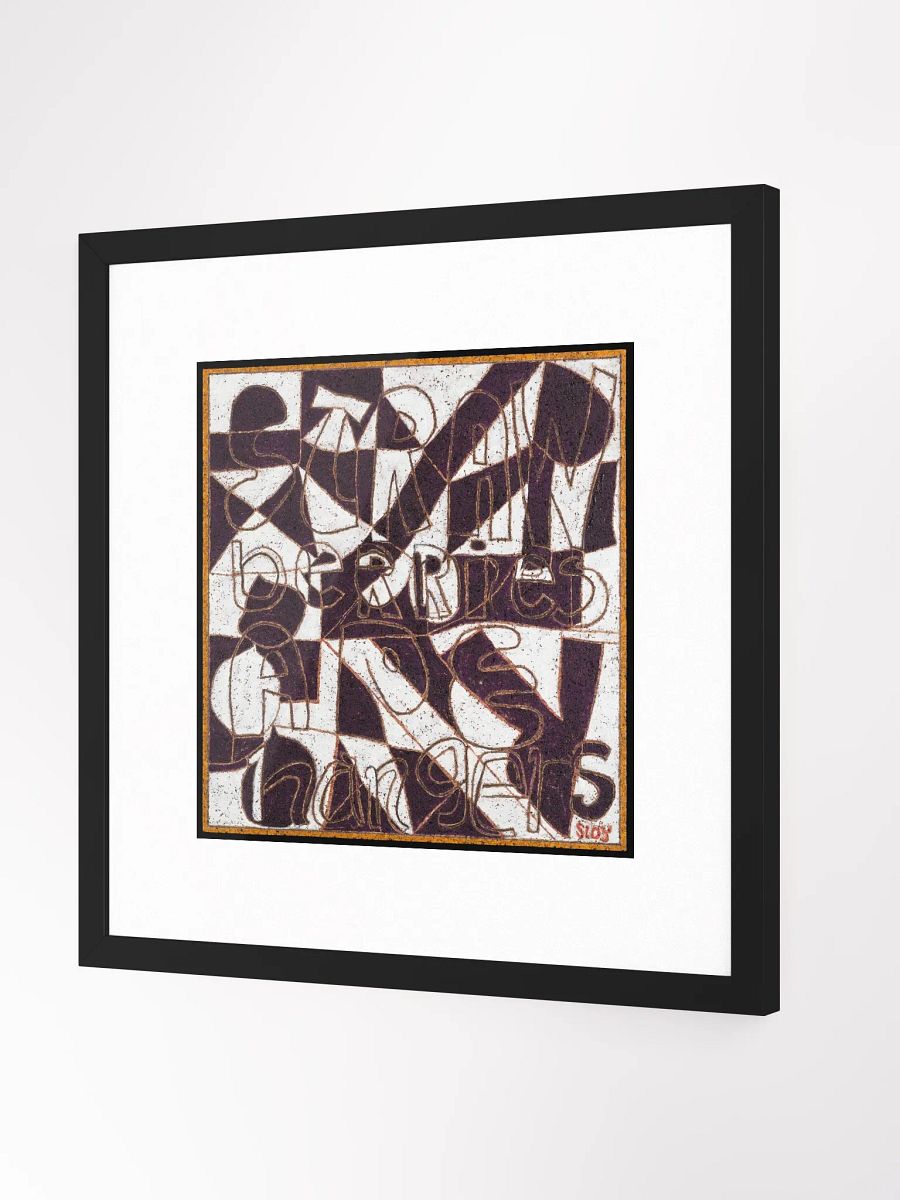 strawberries ape hangars print framed product image (2)