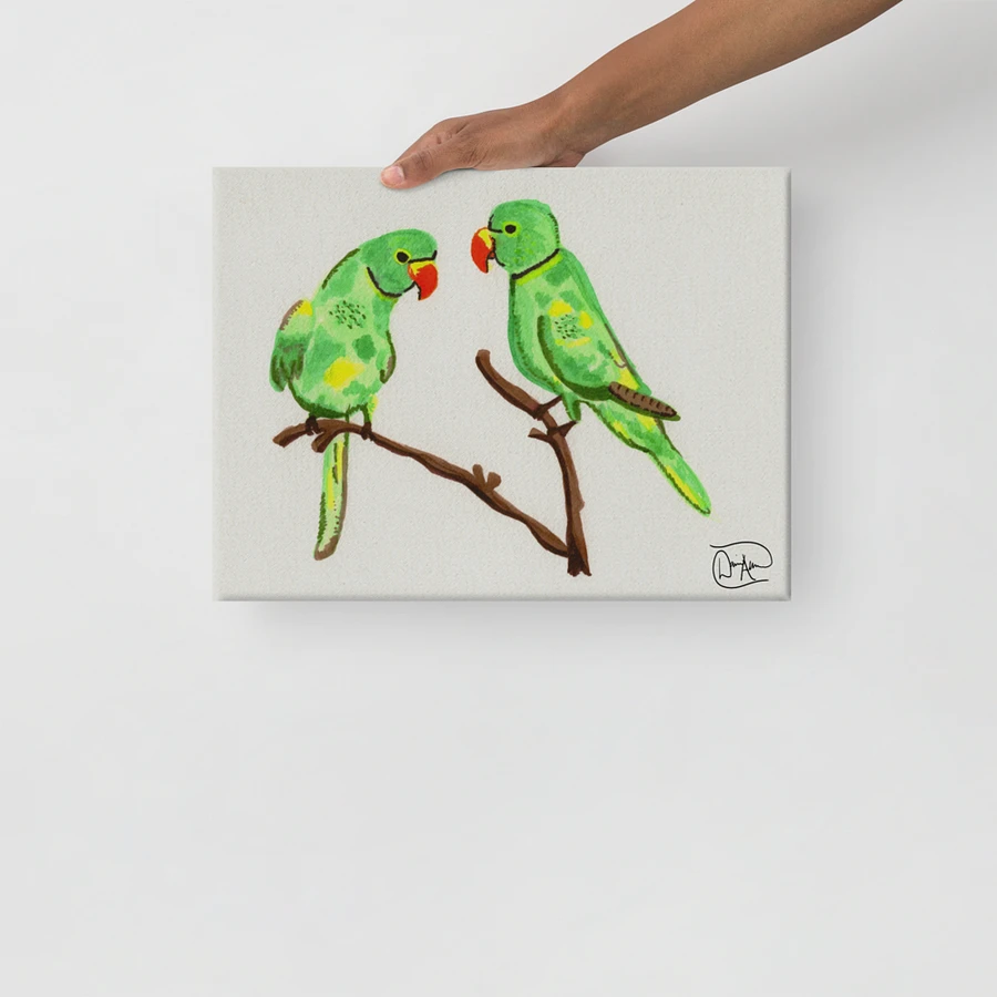 Birbs at the Window Watercolour Canvas product image (13)