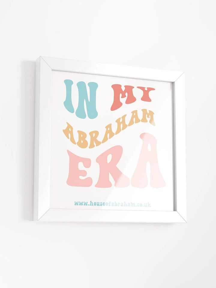 In My Abraham Era - Framed Wall Art product image (25)