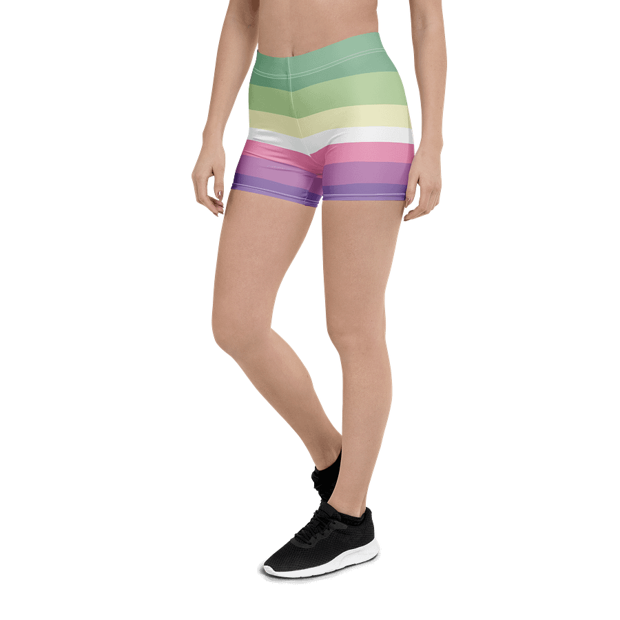 Genderfae Pride Flag Bike Shorts product image (5)