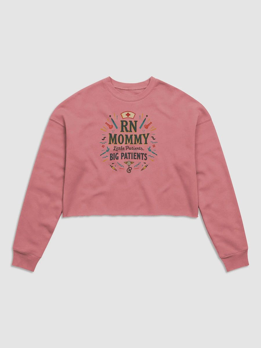 RN Mommy Medical-themed Crop Sweatshirt product image (2)