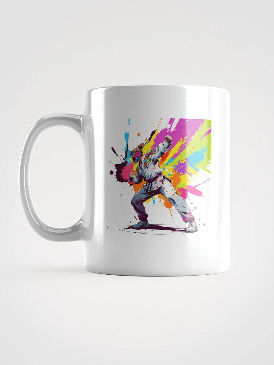 White Glossy Mug ( D_0144_Color Kick Taekwondo Boy of the Streets ) product image (17)