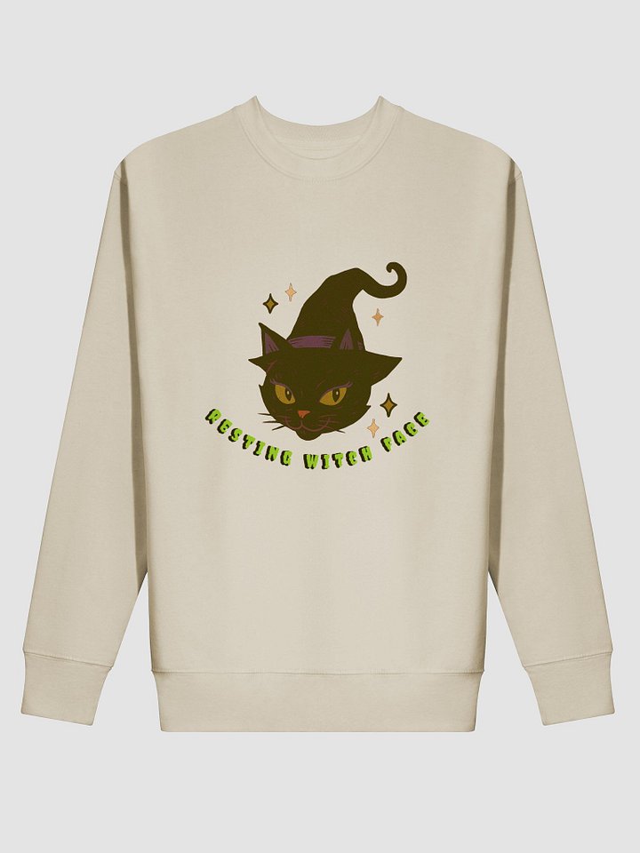 Resting Witch Face Cat Sweatshirt product image (7)