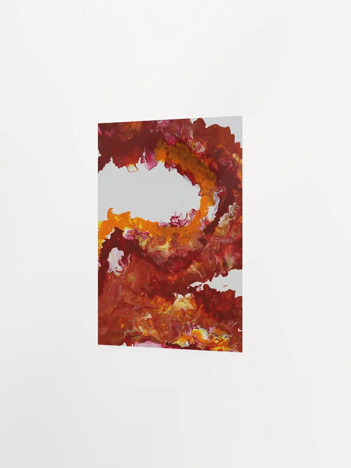 Acrylic Pour Printed Matte Poster - #05MO Design product image (3)