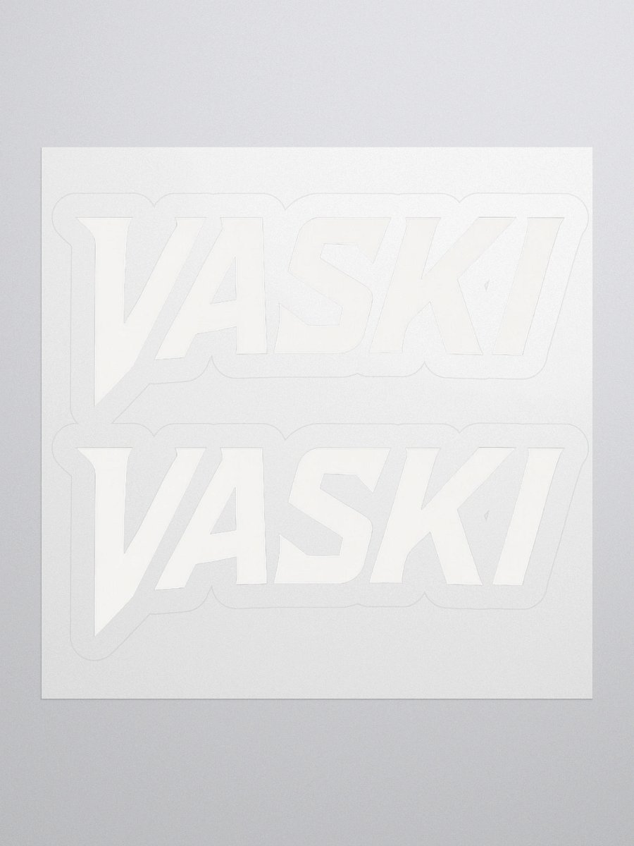 White Logo Sticker product image (3)