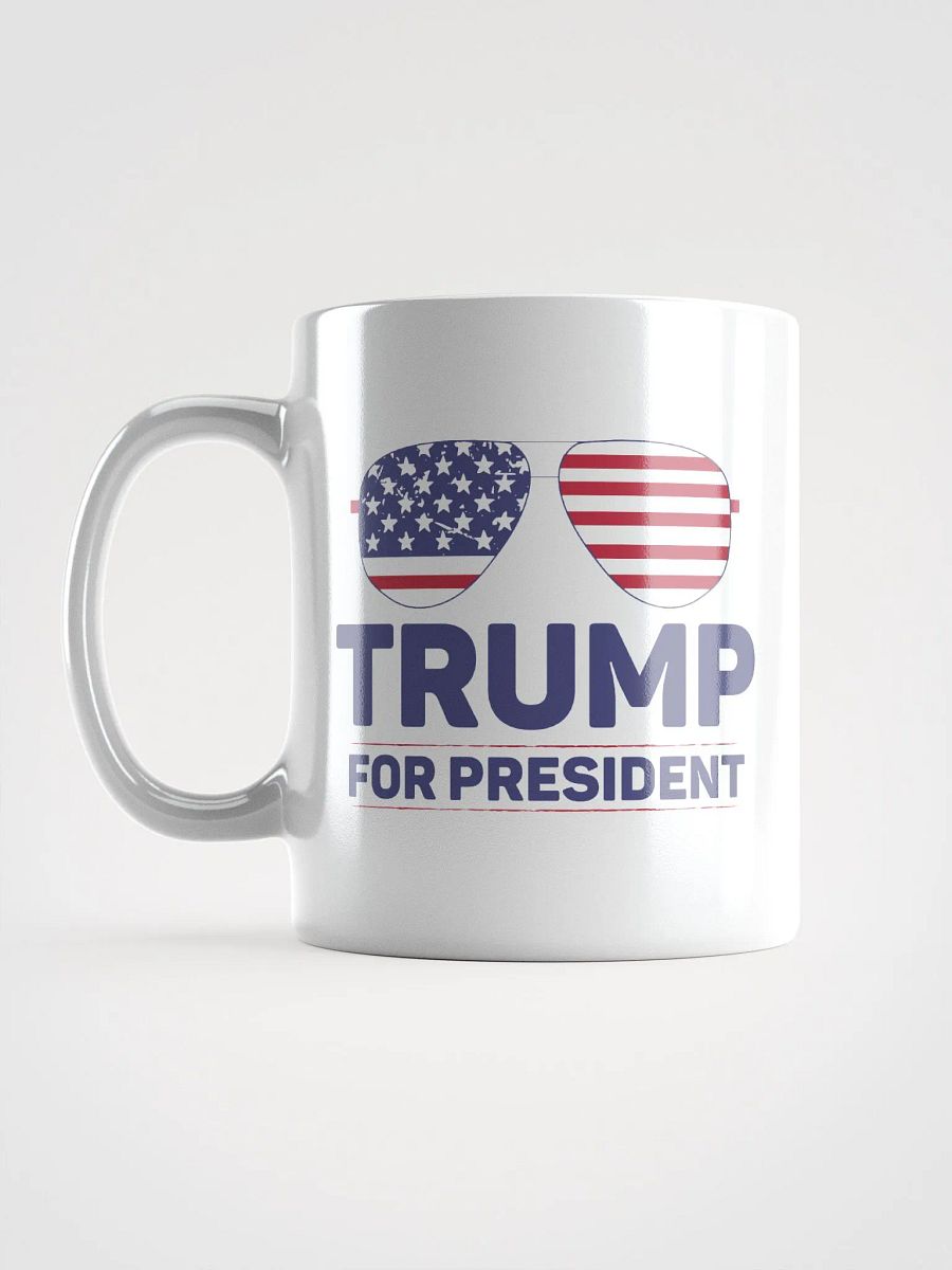 Trump For President Sunglasses Supporter Mug product image (6)