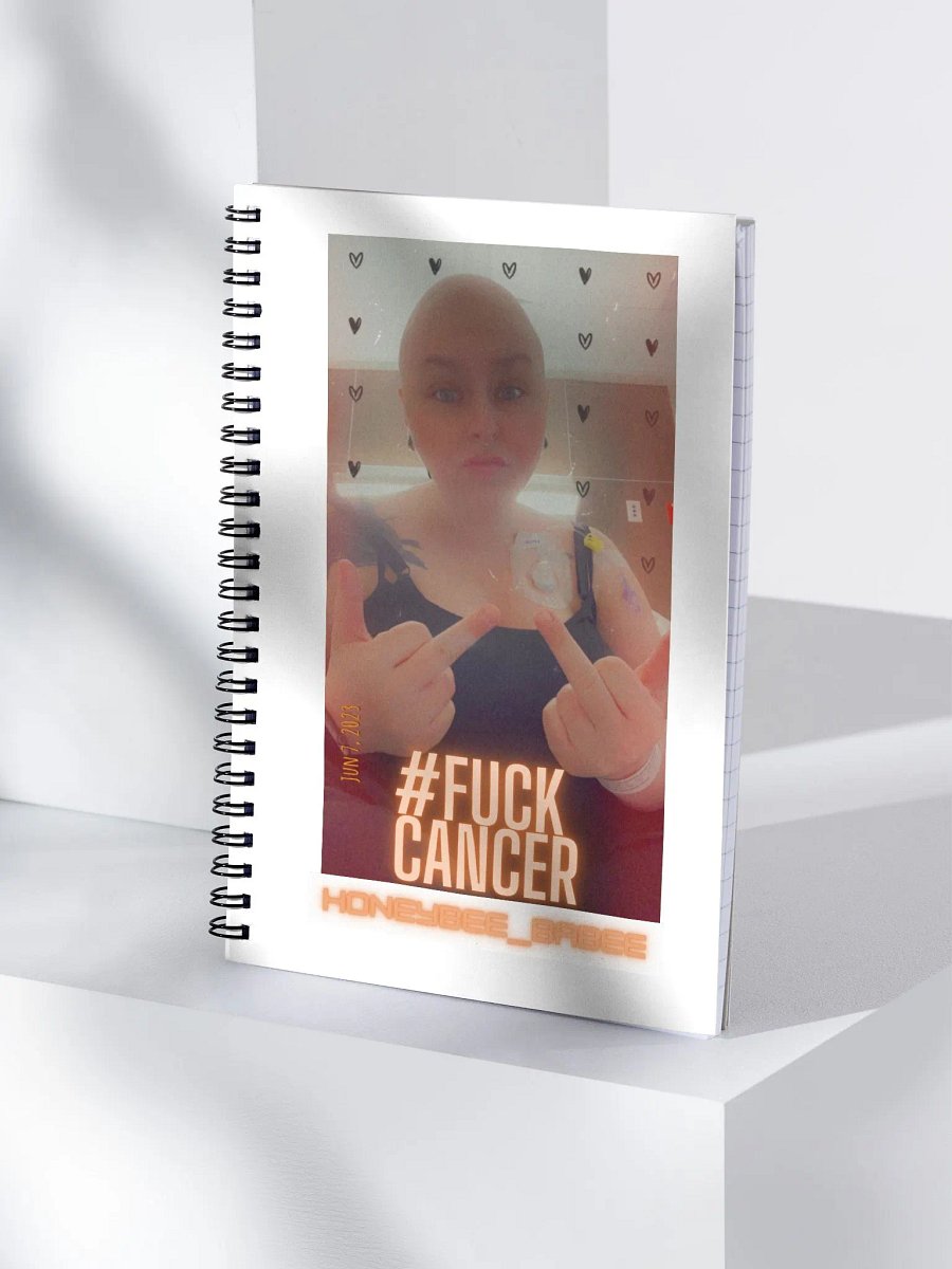 Fuck cancer Notebook product image (3)
