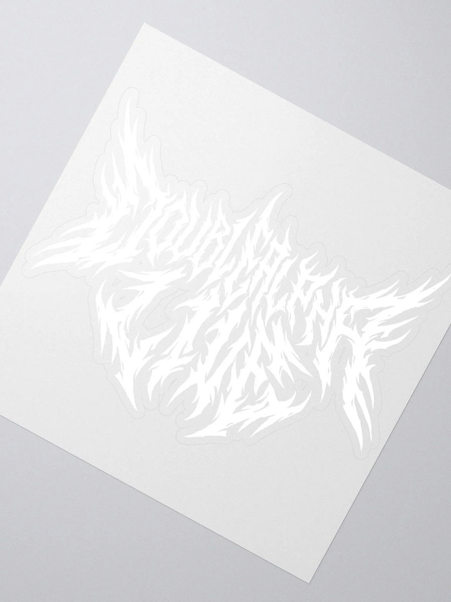 Metal Sticker - White product image (2)
