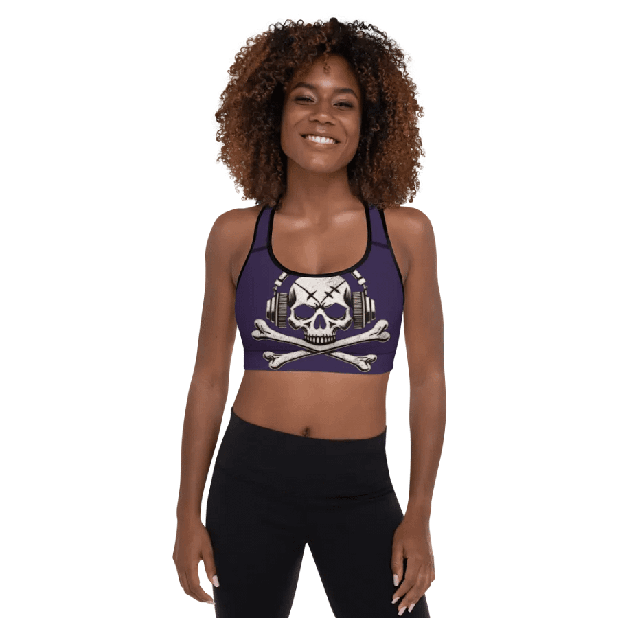 PTT Skull n Headphones (Sports Bra) product image (1)