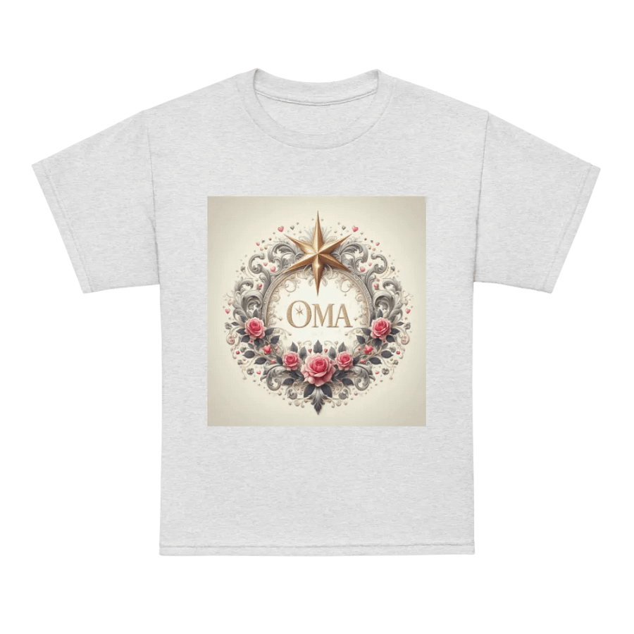 ✨ Oma Floral Star T-Shirt – A Gift Full of Love ✨ product image (7)