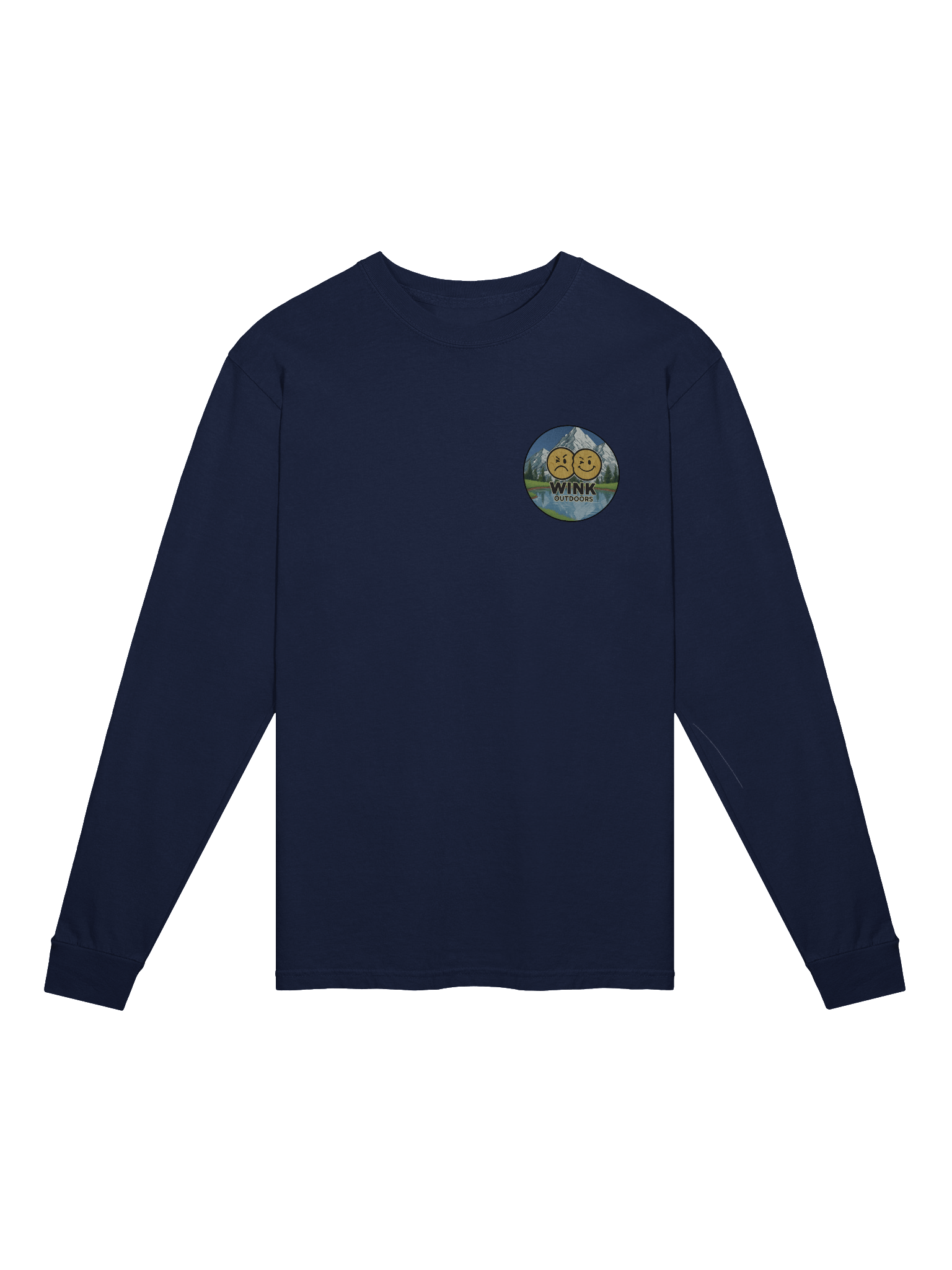 Wink Outdoors Mountain Logo Long Sleeve Shirt product image (1)