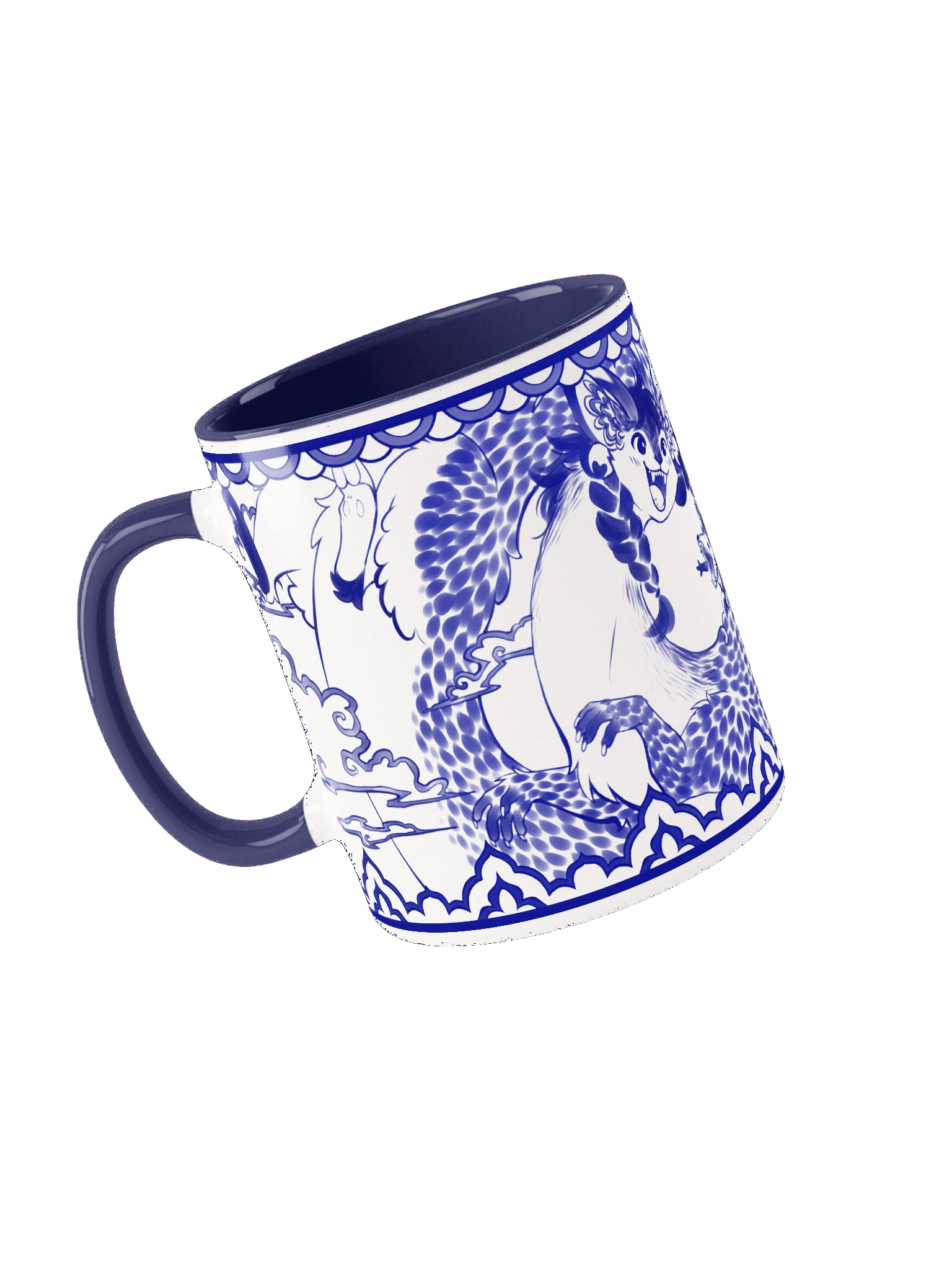 Porcelain friends mug product image (3)